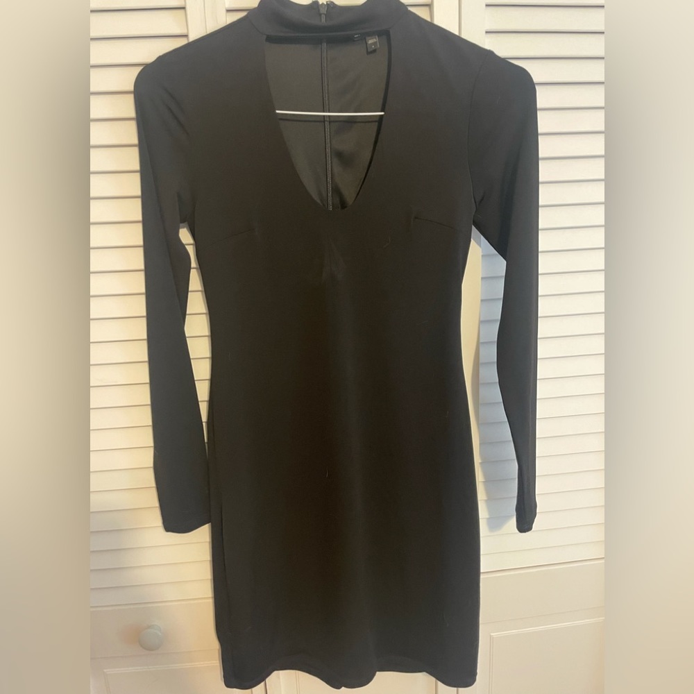 Express black mini dress
